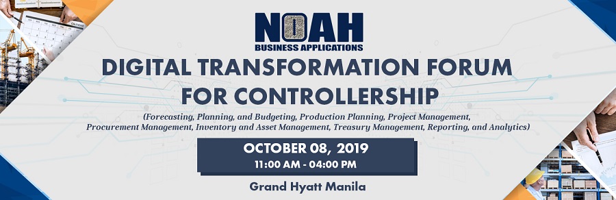 NOAH Business Applications Digital Transformation Forum for Controllership