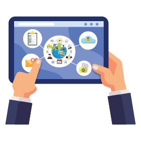 A portal that acts as an online workspace